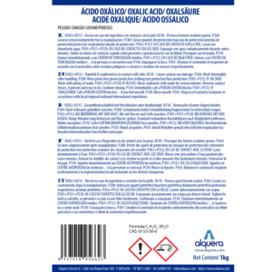 acido oxálico seguridad química