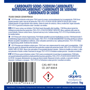 carbonato de sodio seguridad quimica