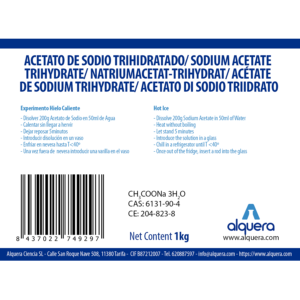 acetato de sodio seguridad quimica