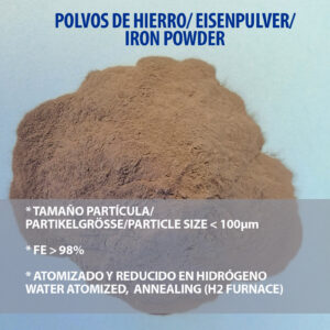 polvos de hierro detalle
