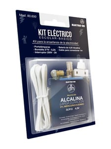 KIT ELECTRICO ESCOLAR 8 PIEZAS PARA MANUALIDADES