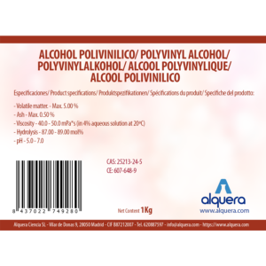 alcohol polivinilico seguridad química