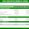QUELATO DE HIERRO DOSIS