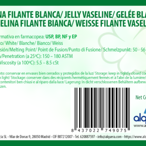 VASELINA FILANTE BLANCA ETIQUETA