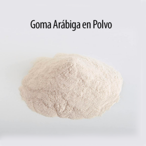 goma arábiga en polvo